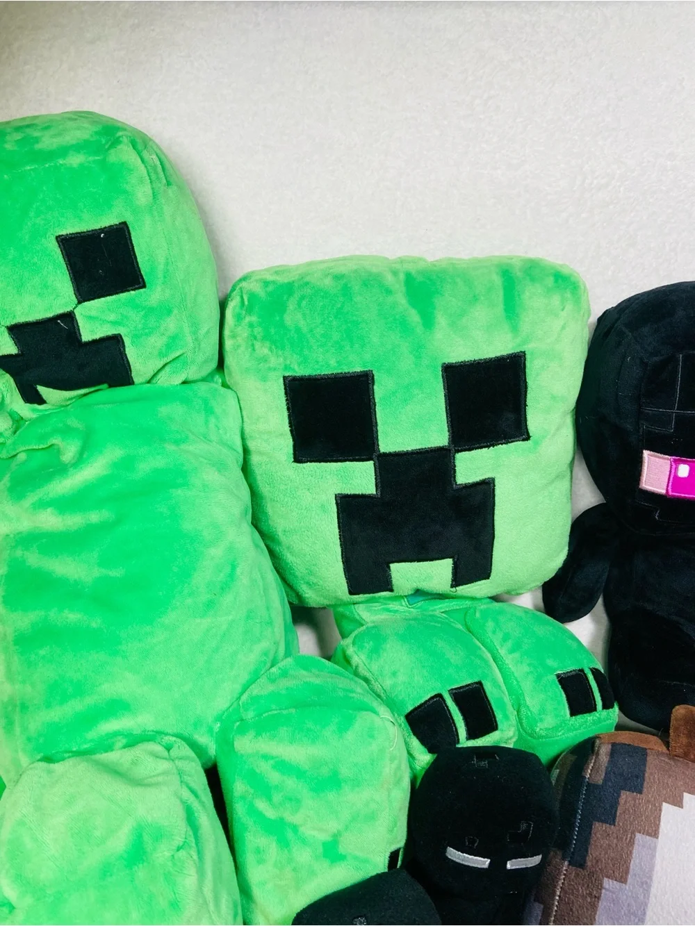 Minecraft Plush Toys Lot Giant Minecraft Lot Alex Zombie Creeper Video Game Toys
